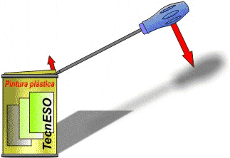 Apertura de bote pintura