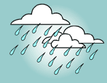 Nubes de lluvia