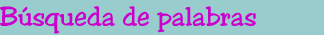 Búsqueda de palabras