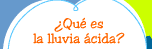 Qu es la lluvia cida?