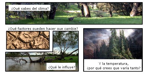 ¿Qué sabes del clima? ¿Qué factores pueden hacer que cambie? ¿Qué sabes del clima? ¿Qué factores pueden hacer que cambie?