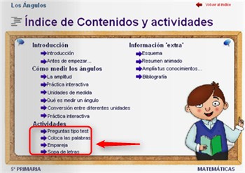 Captura de pantalla del ODE Los Ángulos