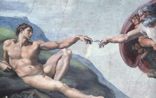 La creaci&oacute;n de Adan - Miguel Angel Buonarroti