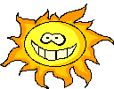 El sol. Qu calor!