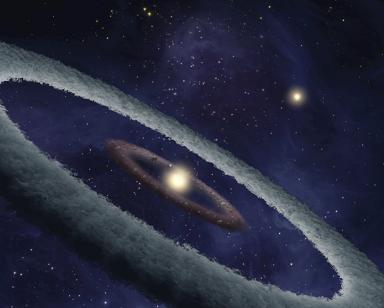 "La Tierra se formó a partir la misma nebulosa de la que se form el Sol. Cortesa de la NASA "