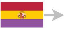 Bandera empleada por la Repblica (1931-1939)