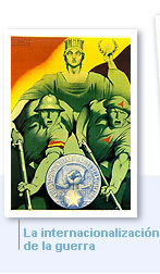  Los internacionales unidos a los españoles, luchamos contra el invasor  (1937), Parrilla. Sindicato de Profesionales de las Bellas Artes (UGT) de Madrid