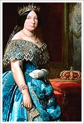 Reina Isabel II (1855-1865), Federico de Madrazo y Kuntz. Instituto Cervantes de Roma