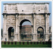 Arco de Constantino en Roma. María J. Fuente (col. particular, 2005)