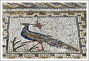 Mosaico casa de los pájaros. Ruinas de Itálica. Santiponce (Sevilla). Banco de imágenes del ISFTIC.