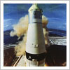 Despegue de un cohete Saturno V (1969)